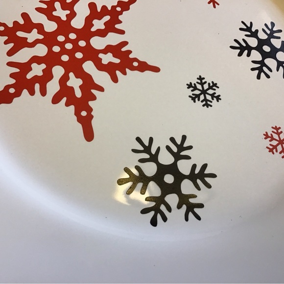 Waechtersbach snowflake 8” salad plate.  Germany.  Dishwasher safe. - Picture 2 of 4